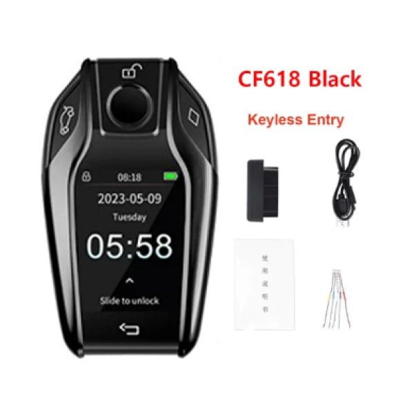 CF618 LCD Smart Key Black/Red/Blue/Silver